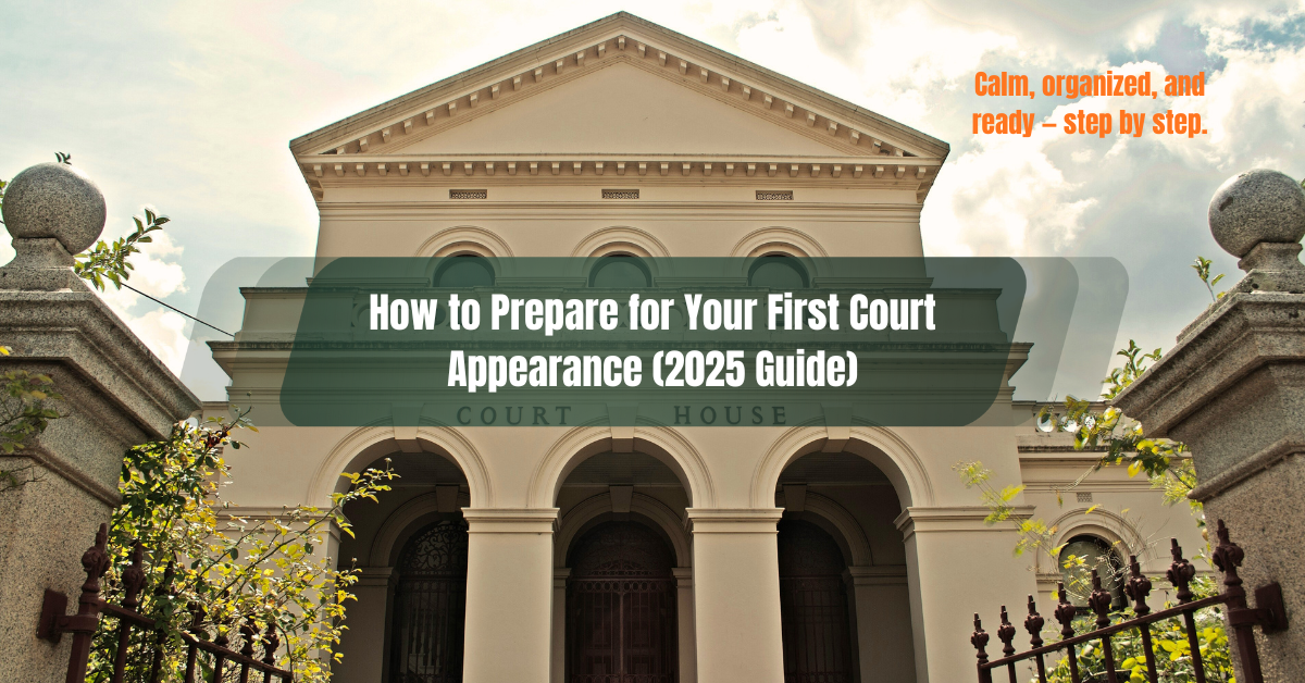 How to Prepare for Your First Court Appearance (2026 Guide): What Actually Happens